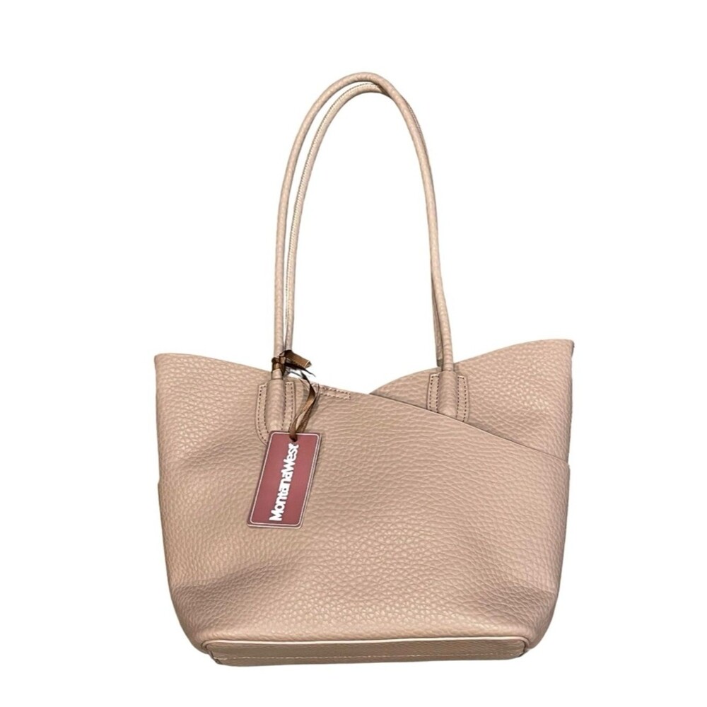 Montana West Beige Tote Bag Women Hobo Shoulder Purses Handbags